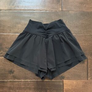 Womens Aerie Offline Black Skort XS